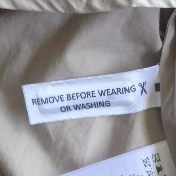 NWT $130 MICHAEL KORS Sand Safari Button Front Shirtdress Sz S 100% Cotton - Picture 10 of 11